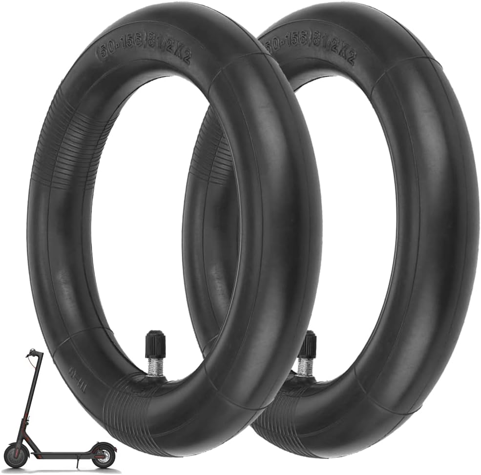 8 1/2x2 Inner Tubes for Xiaomi M365/Pro/Mi 3/Gotrax GXL/V2/XR/Hiboy S2 Pro/soflow Electric Scooter, Front/Rear Scooter Wheels Replacement Tire Double Thickness Accessory