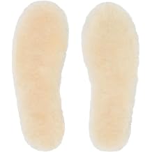 Womens Wool Insoles for Uggs, Sheepskin Insoles for Boots Felt Slippers, Replacement Inserts