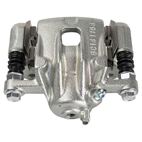 Image of TRQ Rear Left Brake Caliper w /Bracket Drivers Side