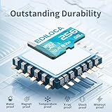 Ediloca 256GB Micro SD Card, Memory Card with SD Adapter, Read Speed up to 100MB/s, UHS-I TF Card for 4K Video Recording, Compatible with Smartphone, Dash Cam, Camera and Drones, C10, U3, V30, A1 - Image 5