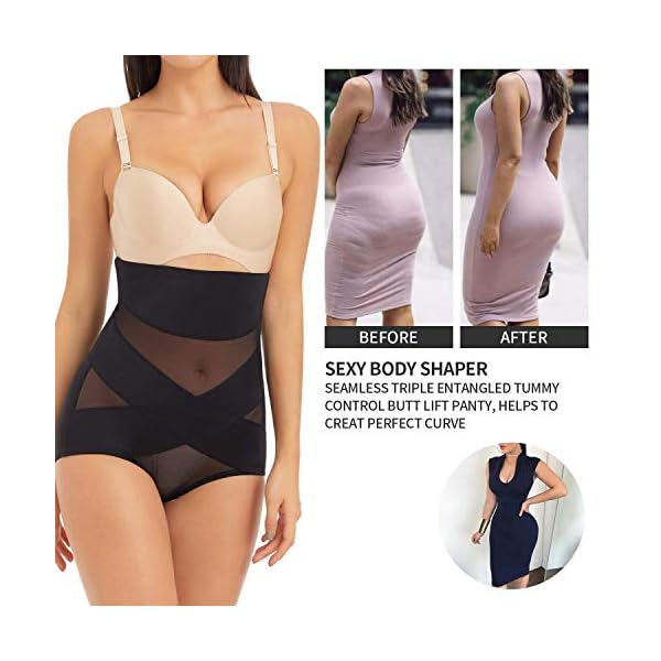 Shapewear-for-Women-Tummy-Control-Body-Shaper-Slimming-Spanks MOVWIN Shapewear for Women Tummy Control - Body Shaper Slimming Spanks Black