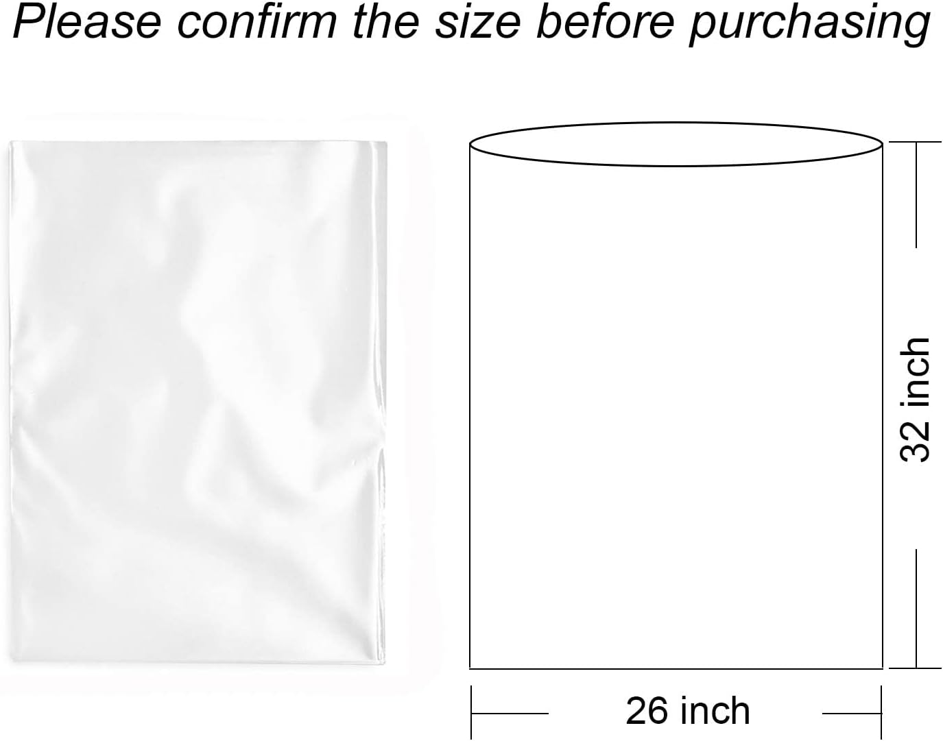 Morepack Easter Large Cellophane Bags for Gift basket 26x32 Inches Clear Basket Bags 20Pieces