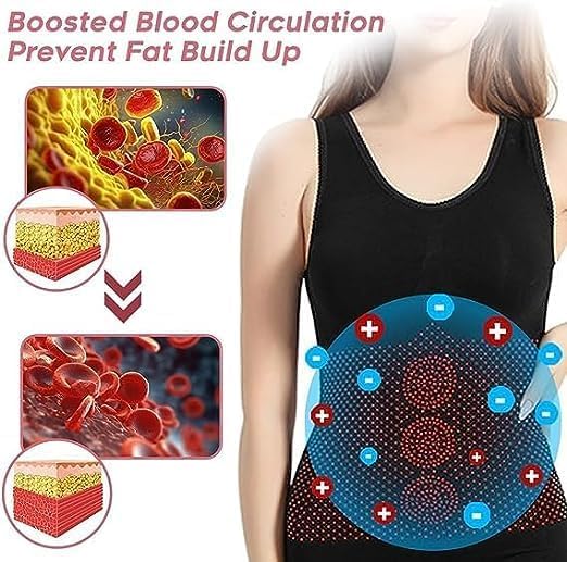 2PCS Tourmaline Sculpting Vest, Seamless Body Sculpting Vest, Ionic Shaping Vest for Women