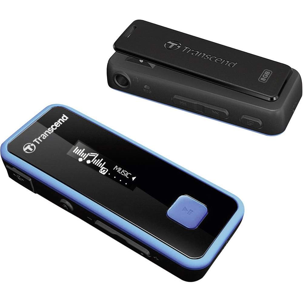 Transcend MP350 MP3 Player 8 GB Black/Blue : Amazon.com.be