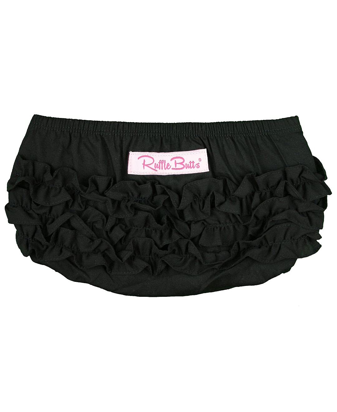 RuffleButts® Baby/Toddler Girls Ruffled Woven Bloomer