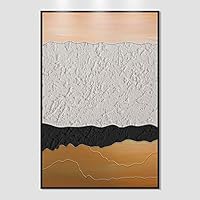 SIGNWIN Framed Canvas Wall Art Color Block Canvas Prints Home Artwork Decoration for Living Room,Bedroom - 16