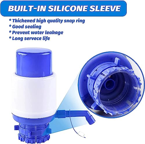 5 Gallon Water Jug Pump, Manual Hand Pressure Drinking Fountain, Fits Most 2-6 Gallon Coolers, Portable Kettle Bottle Dispenser - Image 3
