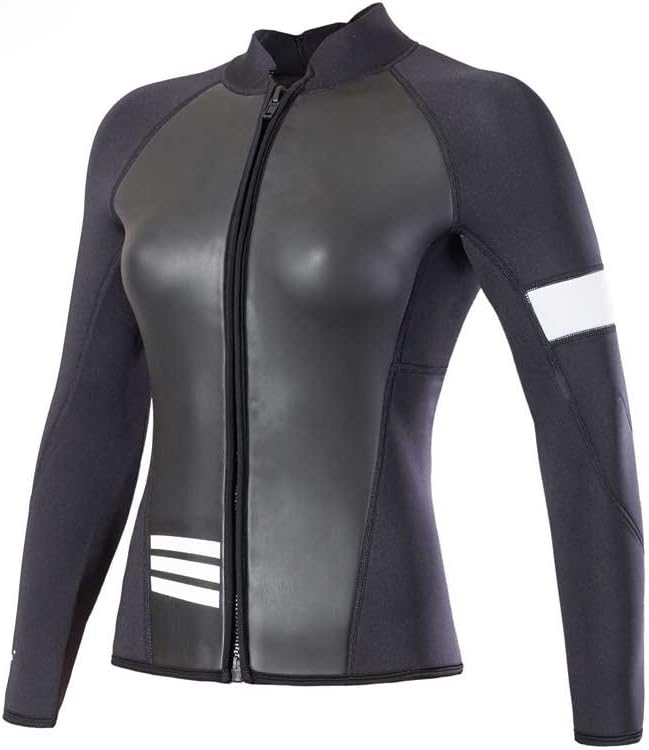 Long Sleeve Jacket Neoprene Wetsuit Top for Women