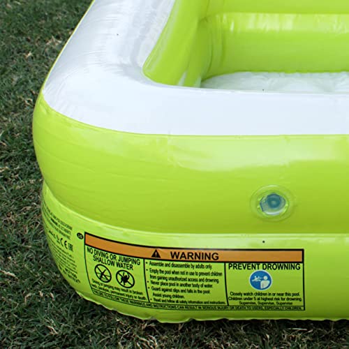 Image of EKAN Swimming Pool Inflatable Bath Tub for Kids and Adults SPA Bath Tub with Air Pump Multicolor (3Ft)