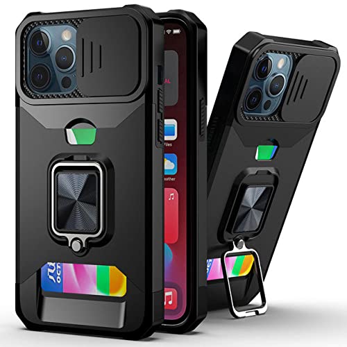 Étui iPhone XS avec protège-caméra coulissant et porte-carte