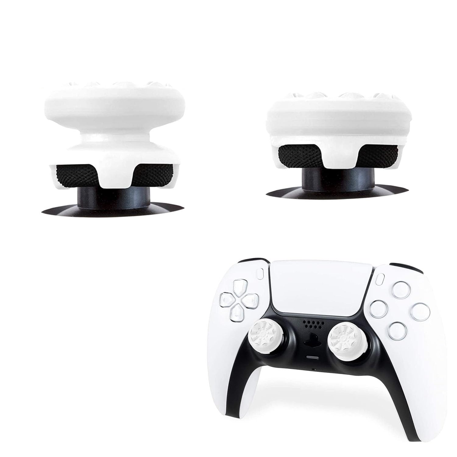 Azonee Galaxy Purple for Playstation 4 (PS4) and for Playstation 5 (PS5), Performance Thumbsticks, Galaxy Themed Thumbstick Covers (1 High-Rise, 1 Mid-Rise)