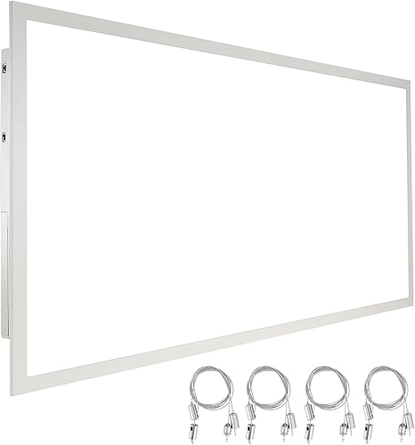 Miniatura 1 de VEVOR Paquete de 1 luz LED de panel plano de 2 x 4 pies, 6000 lm 50 W, lámpara LED de techo con temperatura de color ajustable de 3500 K4000 K5000
