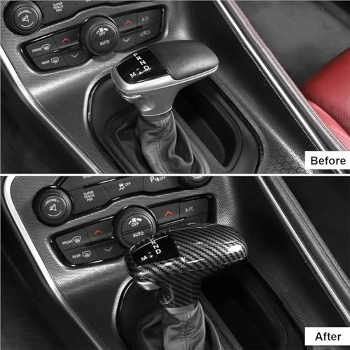 Cache-pommeau levier vitesse Dodge Challenger accessoire intérieur auto