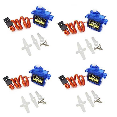 DIYmall Airplane 9g SG90 Mini Servo with Accessories for Arduino 450 RC Helicopter