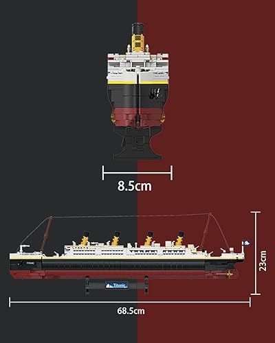 Miniatura 7 de dOvOb Titanic - Juego de bloques de construcción modelo 2022, ladrillos compatibles con las principales marcas