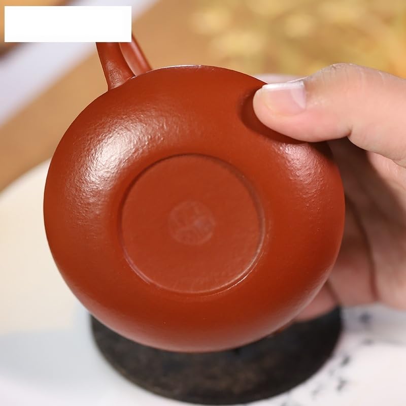 Teiere Teiere di Argilla Viola da 200 ml Pentola Fatta a Mano Minerale Grezzo Zhu Bollitore di Fango con Filtro Forniture for Set da tè Cinese Zisha Teiera