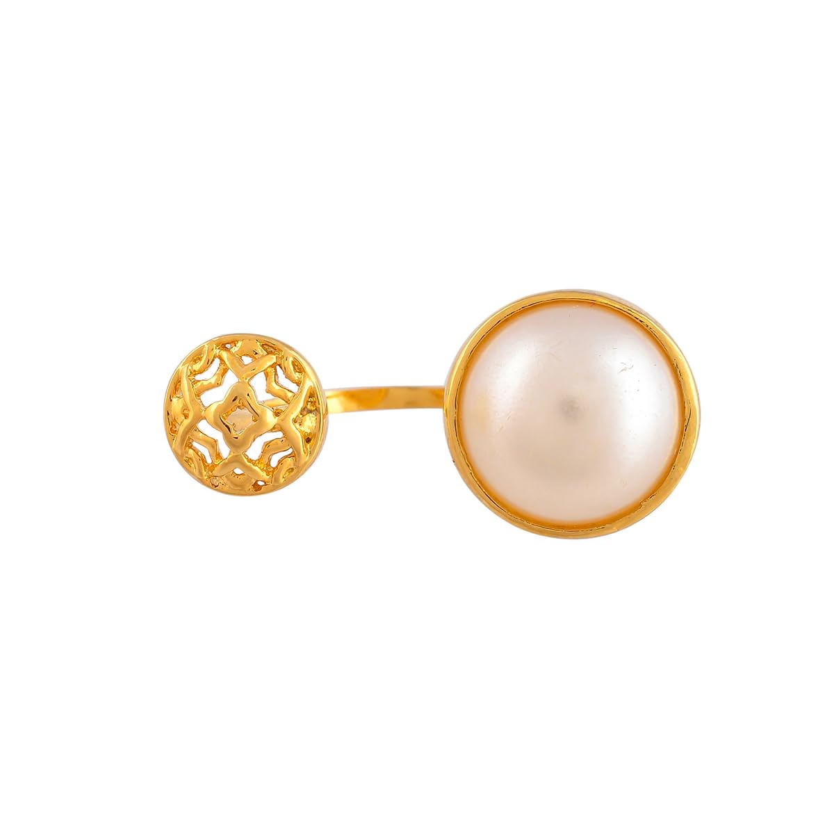VOYLLA Nazakat Dilkashi Open Ring (B0CJ9CNP82) Amazon Price History, Amazon Price Tracker
