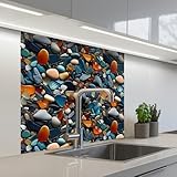 🛠️ INSTALLATION FACILE: La crédence cuisine adhésive se pose sans perçage: il suffit de retirer le film protecteur et de coller le panneau mural sur une surface propre et sèche. Elle camoufle les légères irrégularités du mur pour un rendu uniforme et soigné.