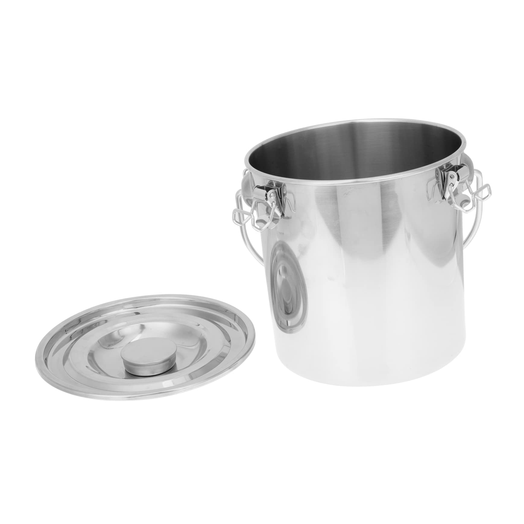 Healeved Camping Kettle Outdoor Drinkware Stainless Steel Fire Extinguisher Beer Compost Bin Container Milk Bucket