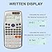 Scientific Calculators, IPEROT Solar Scientific Calculator Large Screen 417 Function, Calculators Very Suitable for High School and College Students Calculus Algebra and Other Math Textbooks (Solar)