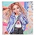 Depesche 11878 TOPModel Popstars - Malbuch mit 60 Seiten zum Designen trendiger Outfits für Pop-Sänger, Spiral-Buch mit vorgedruckten Models, 2 Stickerbogen, 2 Schablonen und 8 Stoffmustern