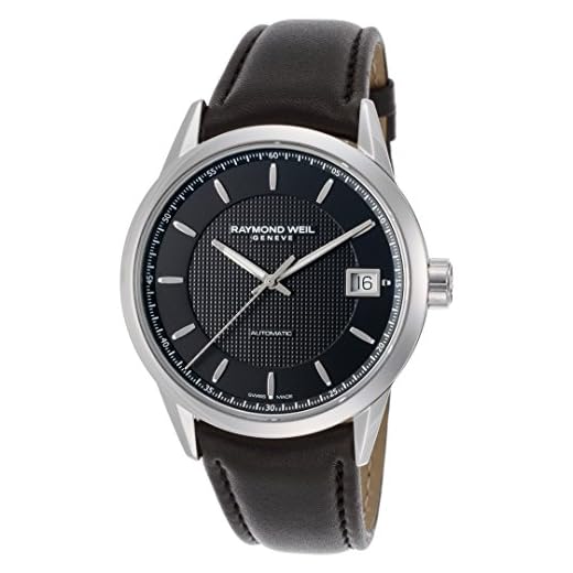 Raymond Weil Reloj Análogo clásico para Hombre de Automático con Correa en Cuero 2740-STC-20021