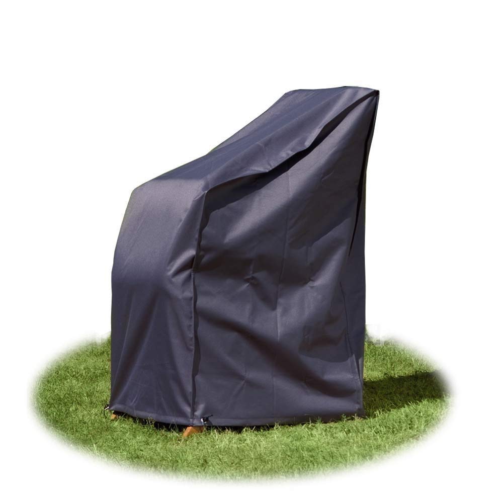 HONCENMAX Patio Chair Covers - Reclining Garden Chair Cover - Waterproof Outdoor Bar Stool Cover - Stackable Chairs Cover - Outdoor Furniture Cover - 25