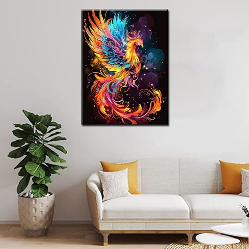Kit point de croix diamant Bouddha et Phoenix pour retrouver calme et sérénité chez soi