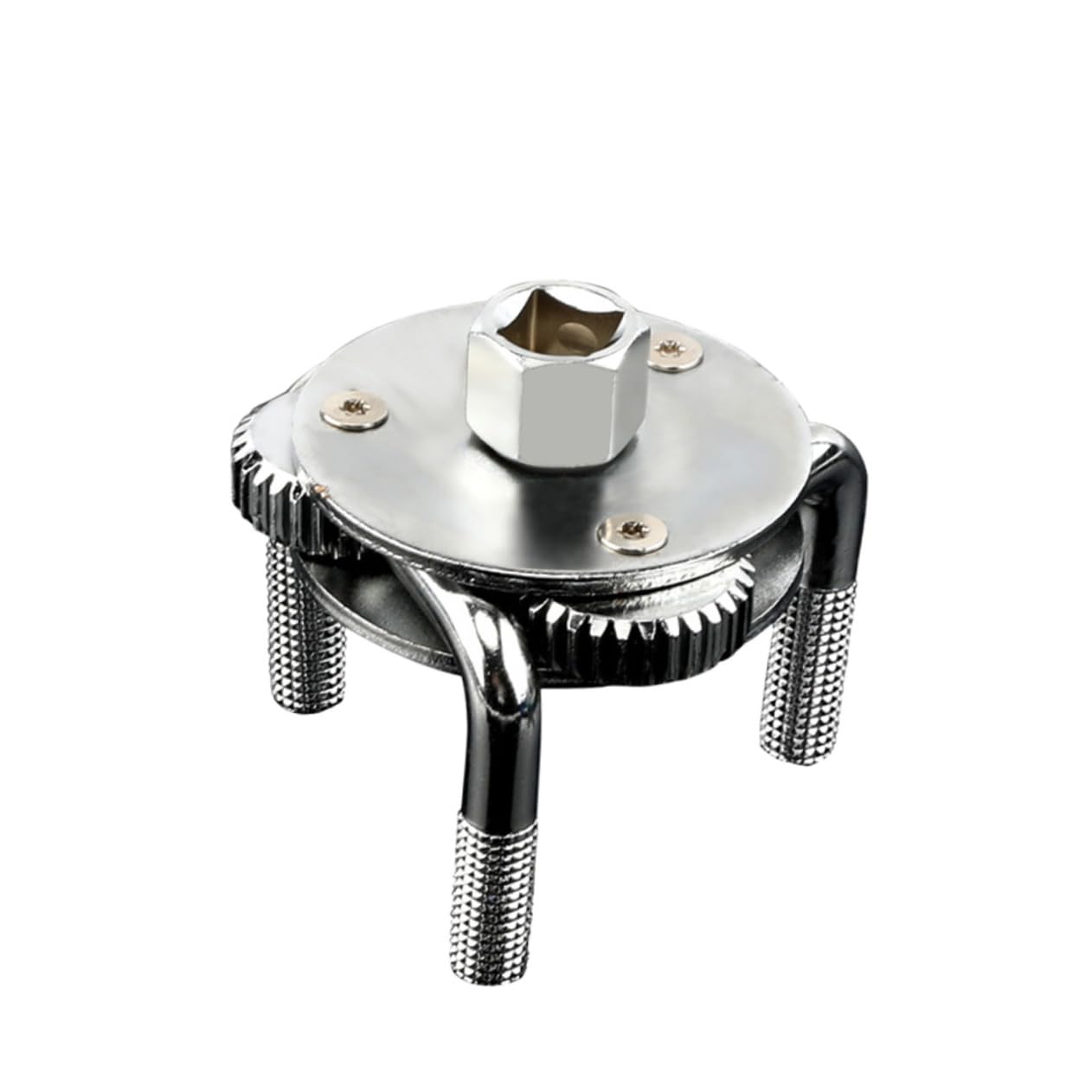 ETHZZLE Oil Filter Wrench 3-jaw Auto-adjustable 2-1/2 to 4-3/4in Steel Oxide Finish Socket