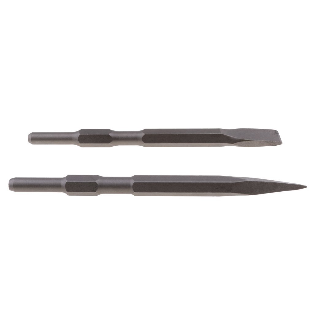 17mm Ciseau à Pointe Hexagonale et Ciseau Plat pour Marteau électrique, Pic électrique