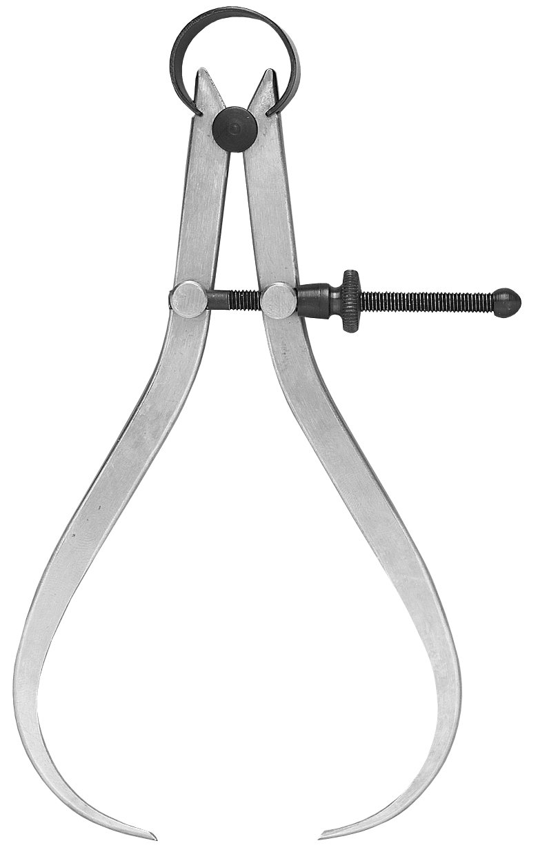 452-6 Outside Calipers, 6-5/16 Inch Jaw Capacity