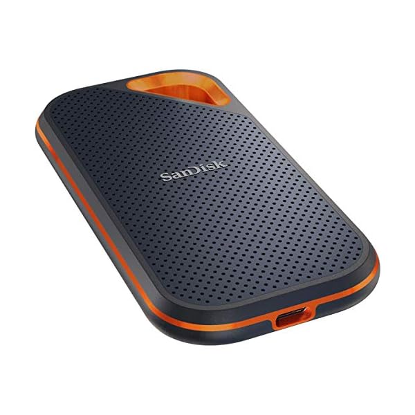 SanDisk Extreme Pro Portable SSD externe SSD 1 TB (externe Festplatte mit SSD Technologie 2,5 Zoll, 1.050 MB/s Lesen, NVMe SSD, IP55) grau