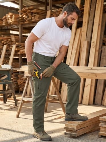 Image of Men's Cargo Pants Stretch Work Pants