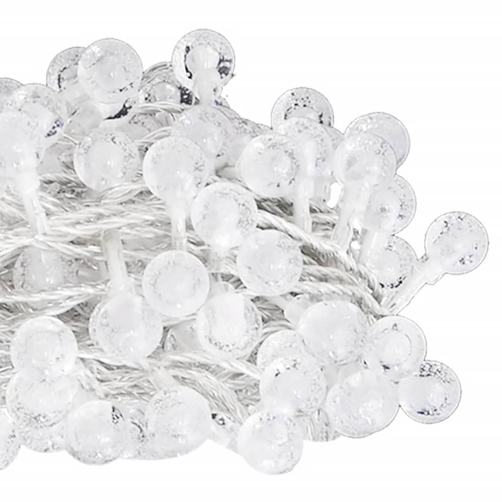 Homgoday Guirnalda de luces de globo de 40 m, 400 LED, blanco frío, 8 funciones, luz de Navidad, luz de Navidad, decoración de Navidad para interiores y exteriores, fiesta de boda