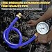 Zcargel Exhaust Back Pressure Tester, Exhaust Tester Three Way Catalytic Converter Test Kit Pressure Tester Tool for All Cars