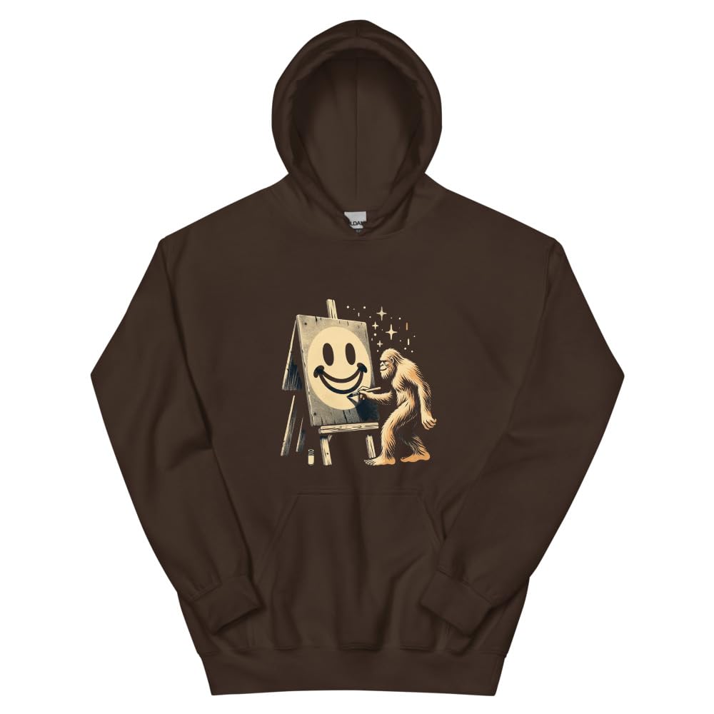 Sweat à capuche avec motif smiley imprimé pour un look tendance