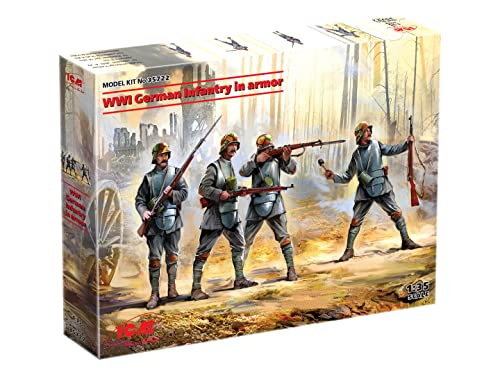 Infanterie allemande ICM 35722 maquette militaire WWI 1:35