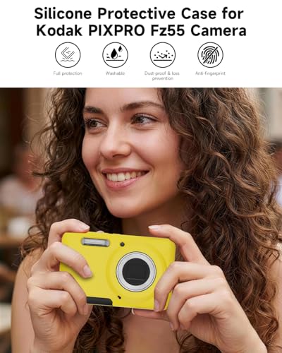Funda de silicona para cámara Kodak PIXPRO FZ55 miniatura 4