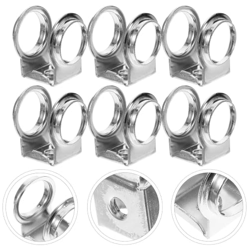 10 clips de abrazadera para batería 22mm, accesorio versátil de hierro resistente para batería miniatura 6