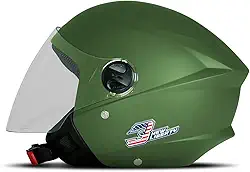 CAPACETE ABERTO PRO TORK NEW LIBERTY 3 ELITE FOSCO VERDE MILITAR TAM. 58