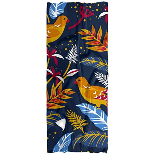 Écharpe légère pour femme douce et anti-courants d'air motif oiseaux