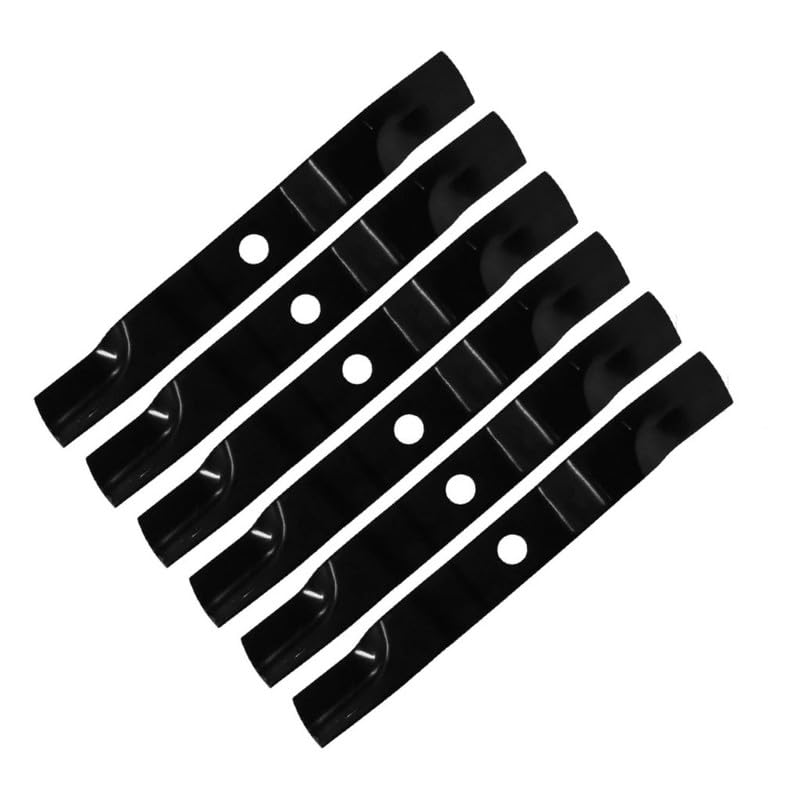 MADAM MONEY 6PK Mower Blades for Kubota 60" ZD21 ZD25 ZD28 ZD323 ZD331 ZG327 K5647-34330, K5647-34340, K5668-34350