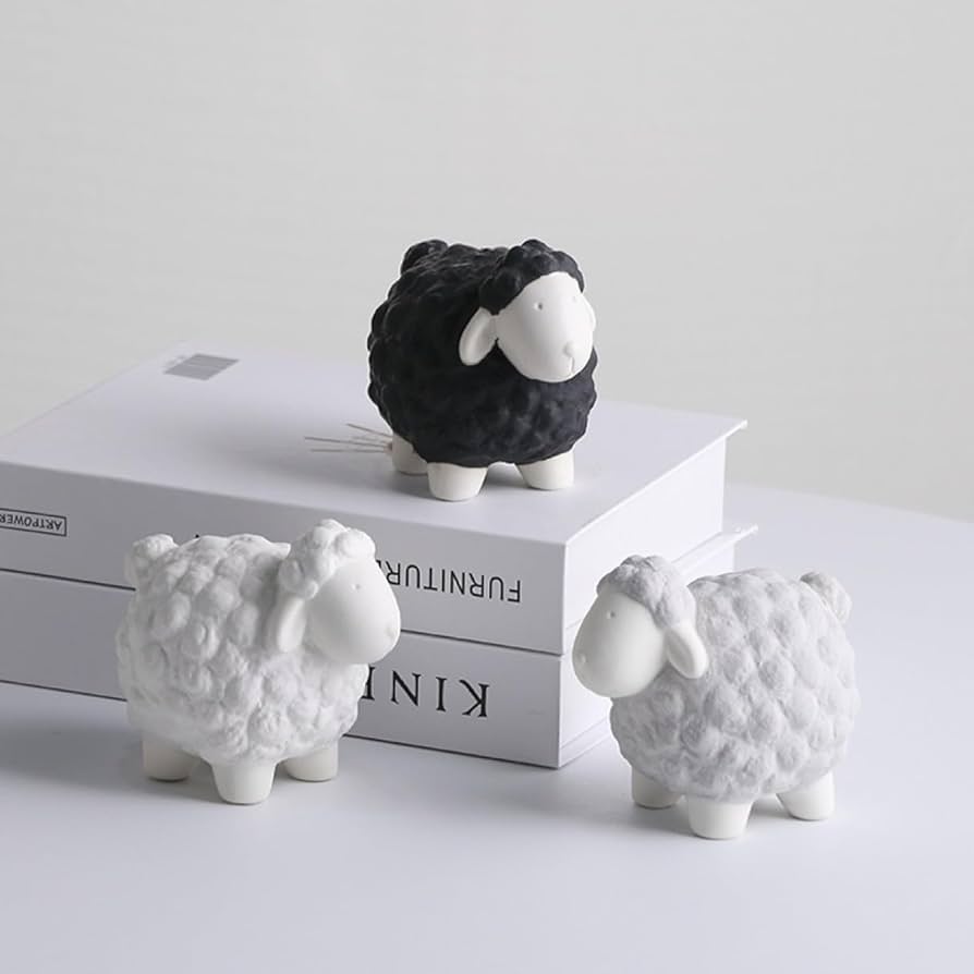 ムートンの羊の置物 羊の置物/白/小 | コリデール | 糸島くらし×ここのき 公式通販サイト