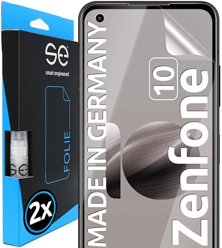 2x se® Protector 3D Transparente para Asus Zenfone 10, Autorreparable, Compatible con Huellas y FaceID, Instalación sin Burbujas, Ultranítido, Resistente a Golpes y Arañazos, Matériau TPU