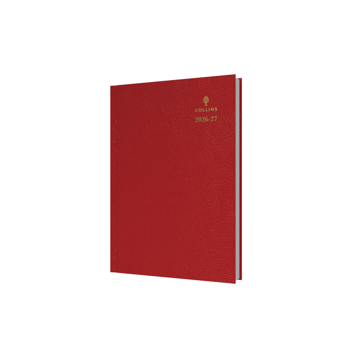 2026-2027 Mid/Academic Year Planner - 13 Month A5 Day-to-Page with Appointments - Collins Debden Desk Diary Red (52M.15-2627)