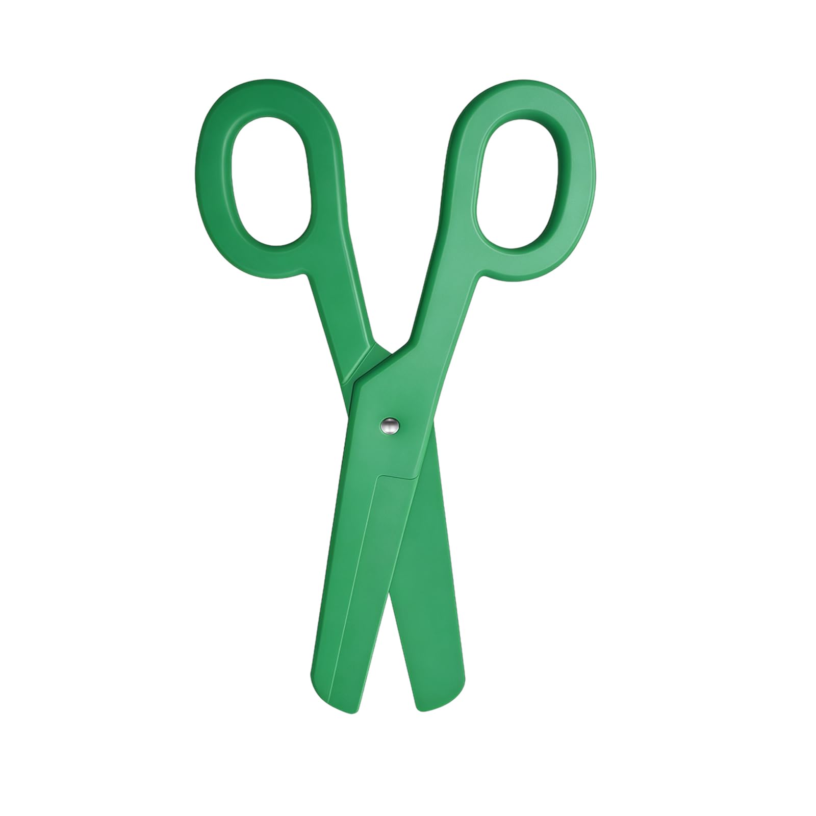 JNAWA Giant Clown Scissors Prop Large Lightweight Plastic Shears Oversized Prop Performance and Cosplay Accessories for Carnival Costume Stage （Green）