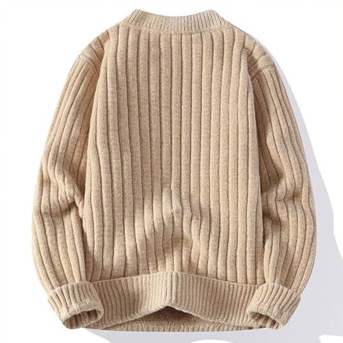 Muscularfit Men Sweaters Fall Winter Fashion Ribbed Knit Long Sleeve Sweater Slim Fit Crewneck Knitted Sweater Loose Pullover4