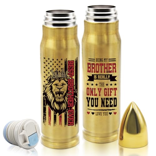 MoYueno Gifts for Brother, 17 Oz Brother Tumbler with Lid, Brothers Gift from Sister, Adult Brothers...