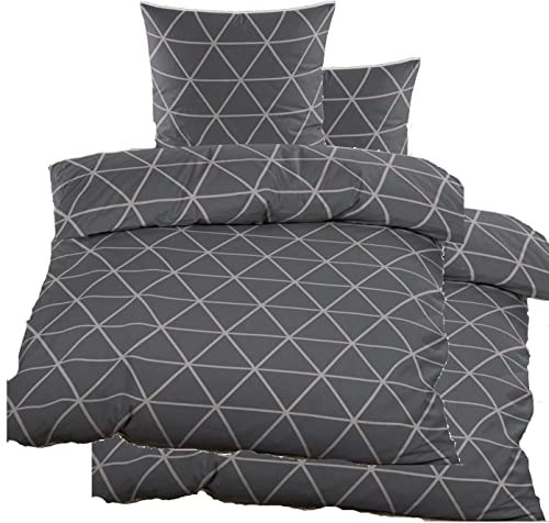 KH-Haushaltshandel 4-TLG. Biber Winter Bettwäsche 2X (135 x 200 + 80x80...