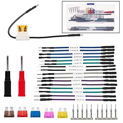Image of J-35616 TP-300-A Terminal Test Probes Kit Compatible Suitable for GM Vehicles, Alternative to EL-35616-300-A, 35616, J-35616, 26 PCS with Storage Box